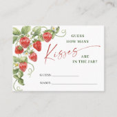 Visite Trendy Meadow Strawberry Devinez Combien De Carte  (Devant)