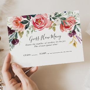 Visite Tropical Colorful Summer Devinez Combien De Carte 