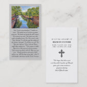 Visite « Un psaume de David » Carte de prière pour la pai (Devant / Derrière)