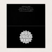 Visite une carte de rendez-vous pliée pour rappel (Extérieur déplié)