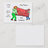 Visite Une carte personnalisable d'affaires/profil de (Devant / Derrière)