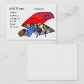 Visite Une carte personnalisable d'affaires/profil de (Devant / Derrière)