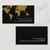 Visite une carte pour les agents de voyage (Devant / Derrière)