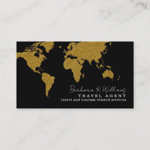 Visite une carte pour les agents de voyage