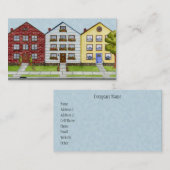 Visite Une rangée de carte de profil de Chambres (Devant / Derrière)