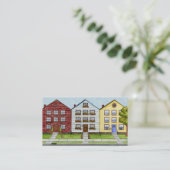 Visite Une rangée de carte de profil de Chambres (Debout devant)