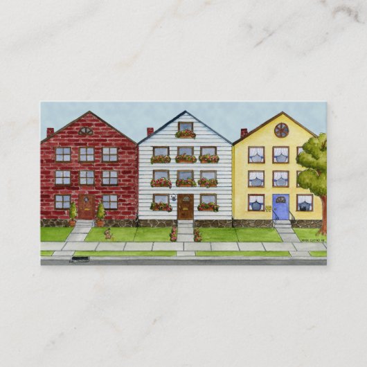 Visite Une rangée de carte de profil de Chambres (Devant)