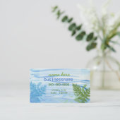 Visite Vagues et carte de profil de fougères (Debout devant)