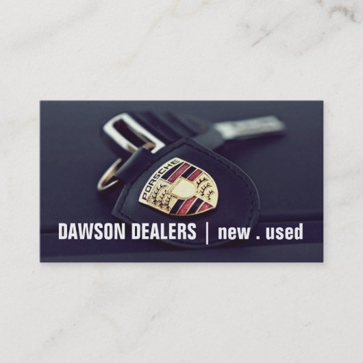 Visite Vente automobile, concessionnaires, Carte de visit (Devant)