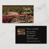 Visite Vente de voitures - Connectez-vous à votre Carte d (Devant / Derrière)