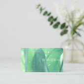 Visite Vert pâle Plante Feuille Nature Se sentir Carte de (Debout devant)