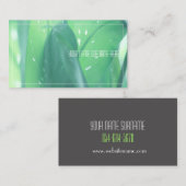 Visite Vert pâle Plante Feuille Nature Se sentir Carte de (Devant / Derrière)