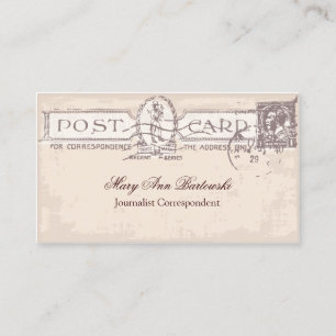 Visite Vieux agent de voyage d'éphémères de carte