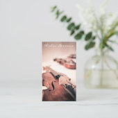 Visite Violon cool / Photographie violoniste - Carte de v (Debout devant)