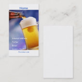 Visite Votre carte promotionnelle de bière (Devant / Derrière)