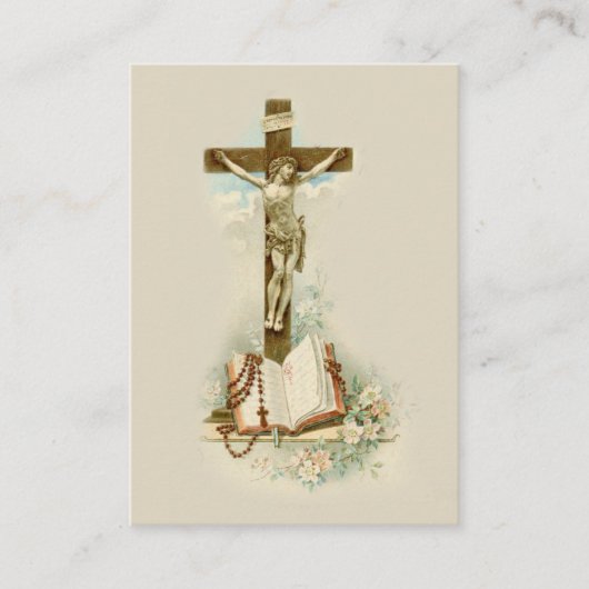 Visite Votre carte sainte croisée de St Francis de Sales (Devant)