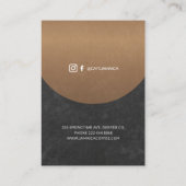 Visite Votre logo café café gratuit carte de fidélité caf (Dos)