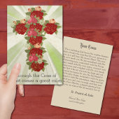 Visite Votre Prière croisée Saint François de Vente Carte