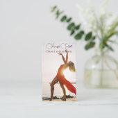 Visite Votre propre professeur de danse photo Carte de vi (Debout devant)