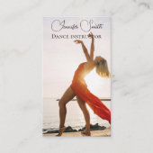 Visite Votre propre professeur de danse photo Carte de vi (Devant)
