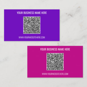 Visite Votre QR Code Scan Info Name Site Web Carte de vis