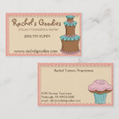 Visite Whimsical Bakery Business - Carte de profil (Devant / Derrière)