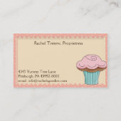 Visite Whimsical Bakery Business - Carte de profil (Dos)