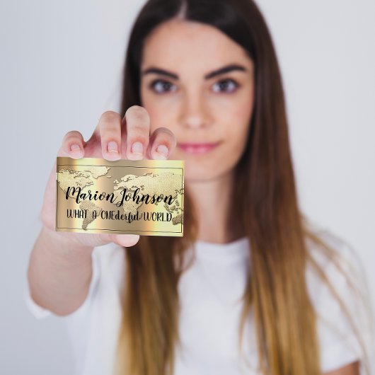 Visite World Globe Carte Agence de Voyage Gold Rose Gold