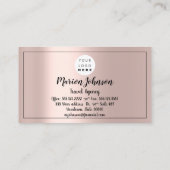 Visite World Globe Carte Agence de Voyage Rose Fame Rose  (Dos)