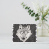Visite Yeux de la carte de profil de loup (Debout devant)