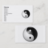 Visite Yin et carte de profil de Yang (Devant / Derrière)
