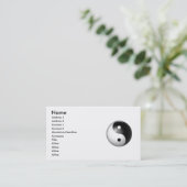 Visite Yin et carte de profil de Yang (Debout devant)