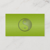 Visite Yin Yang dans la carte verte de profil de grès (Dos)