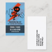 Visite Zap électrique Réparations domestiques Carte de vi (Devant / Derrière)