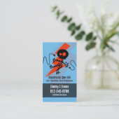 Visite Zap électrique Réparations domestiques Carte de vi (Debout devant)