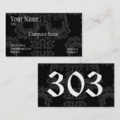 Visite Zone de carte d'affaires de code régional à motif (Devant / Derrière)
