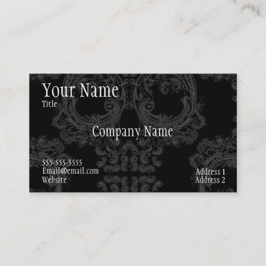 Visite Zone de carte d'affaires de code régional à motif (Devant)