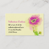 Visitekaart van Fleur Aquarelle