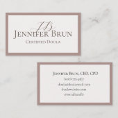 Visitekaartje (Voorkant / Achterkant)