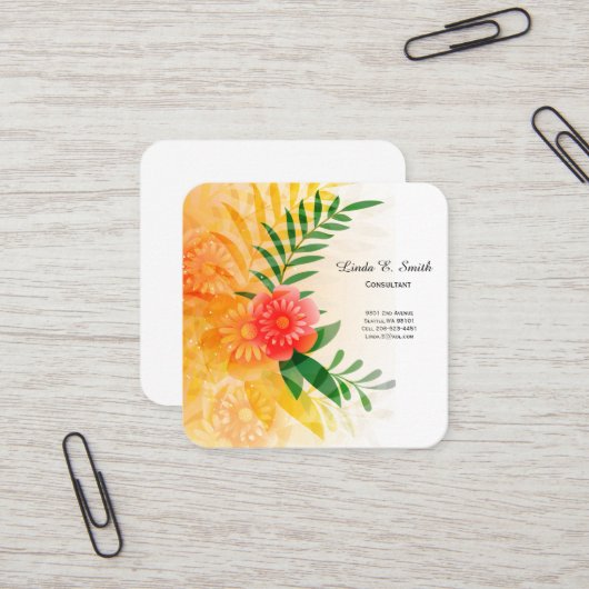 visitekaartje (Voorkant / Achterkant in situ)