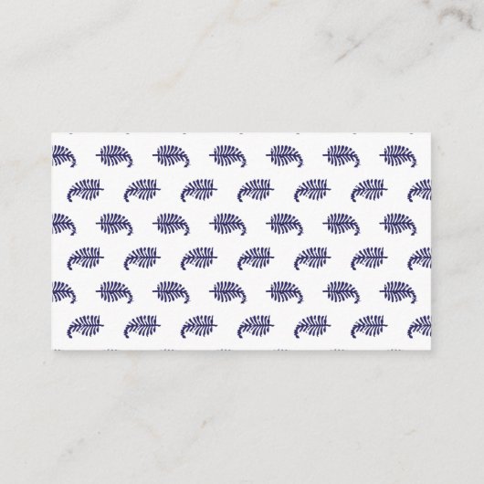 Visitekaartje (Achterkant)