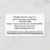 Visitekaartje (Achterkant)