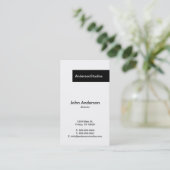 Visitekaartje (Staand voorkant)