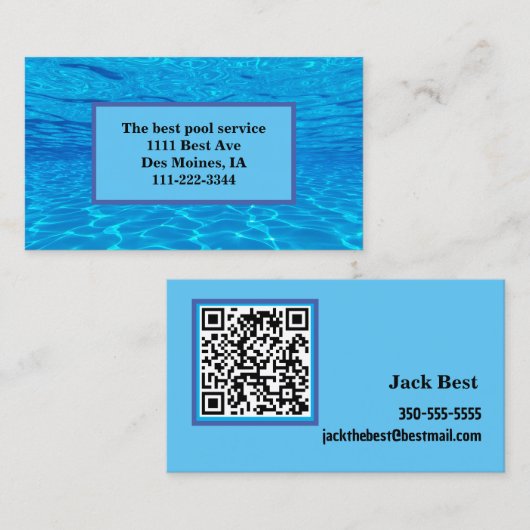 Visitekaartje (Voorkant / Achterkant)