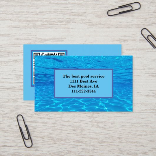 Visitekaartje (Voorkant / Achterkant in situ)