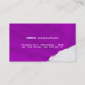 Visitekaartje (Achterkant)