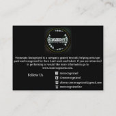 Visitekaartje (Achterkant)