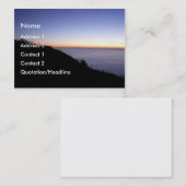 Visitekaartje (Voorkant / Achterkant)