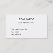 Visitekaartje (Achterkant)