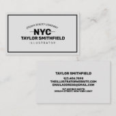 Visitekaartje (Voorkant / Achterkant)